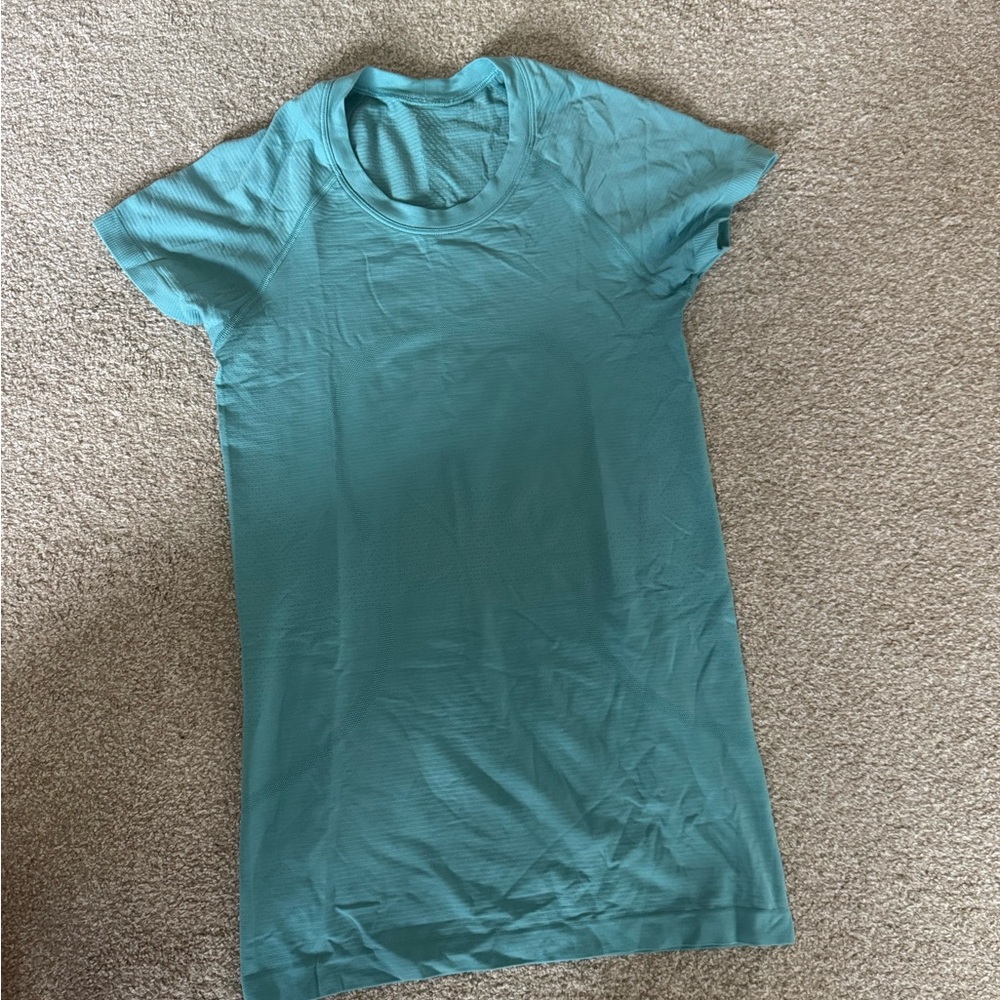 Teal Lululemon Athletic top